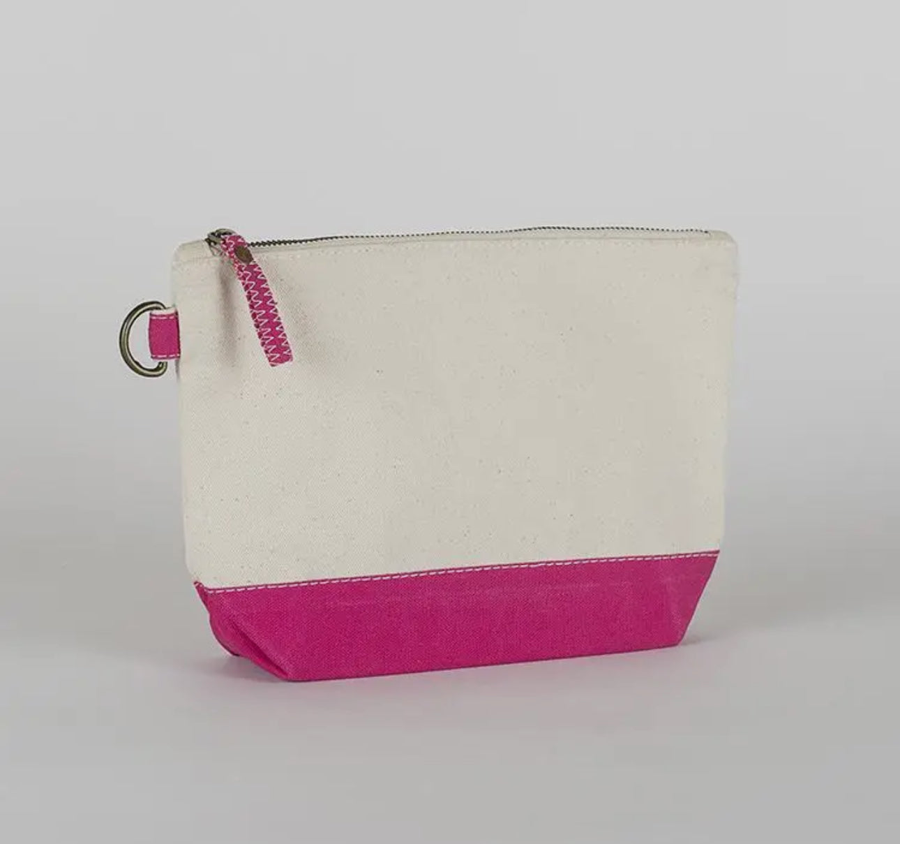 Canvas Zip Top Pouch