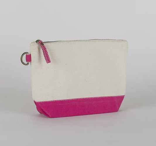 Canvas Zip Top Pouch