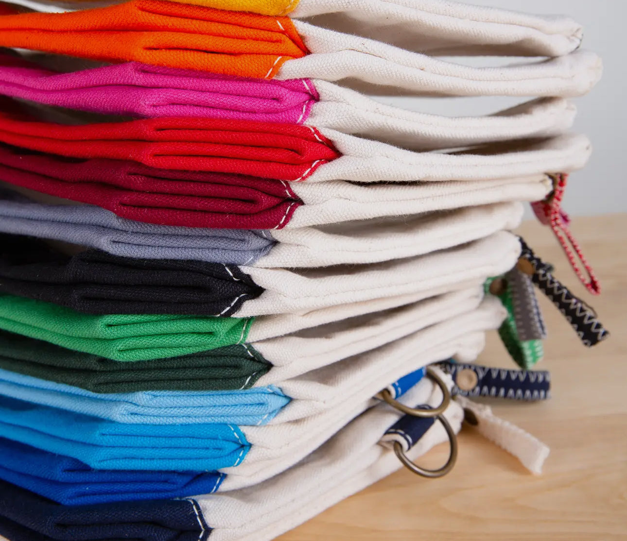 Canvas Zip Top Pouch